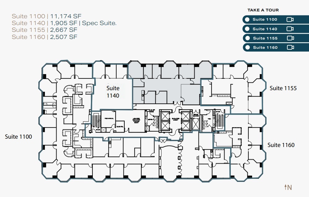 550 W C St, San Diego, CA for lease Floor Plan- Image 1 of 1