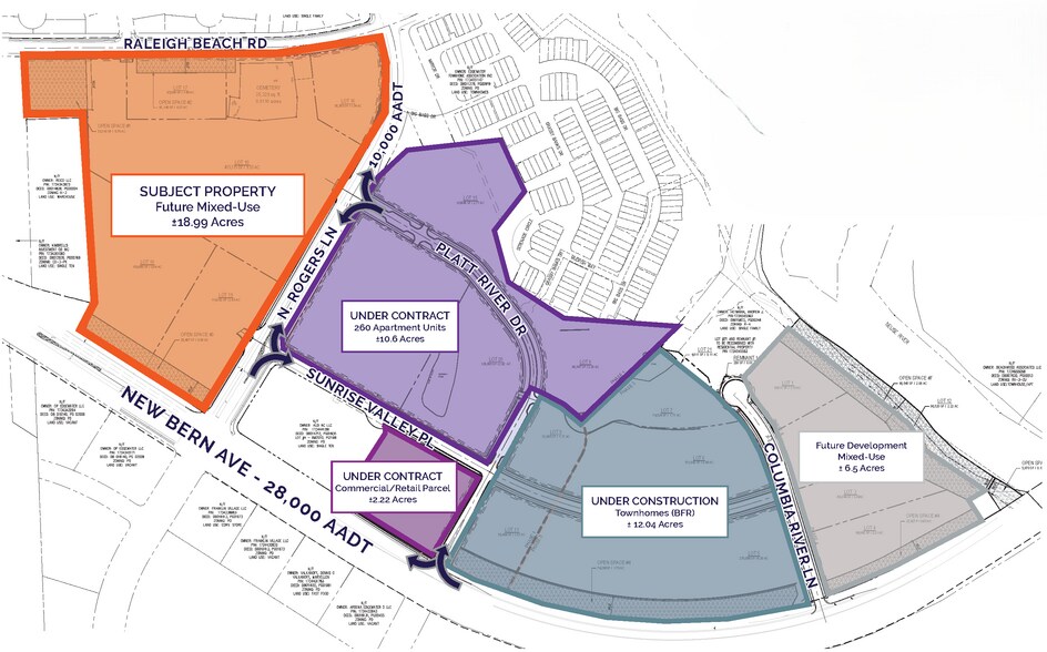 5000 Raleigh Beach, Raleigh, NC for sale - Site Plan - Image 2 of 2