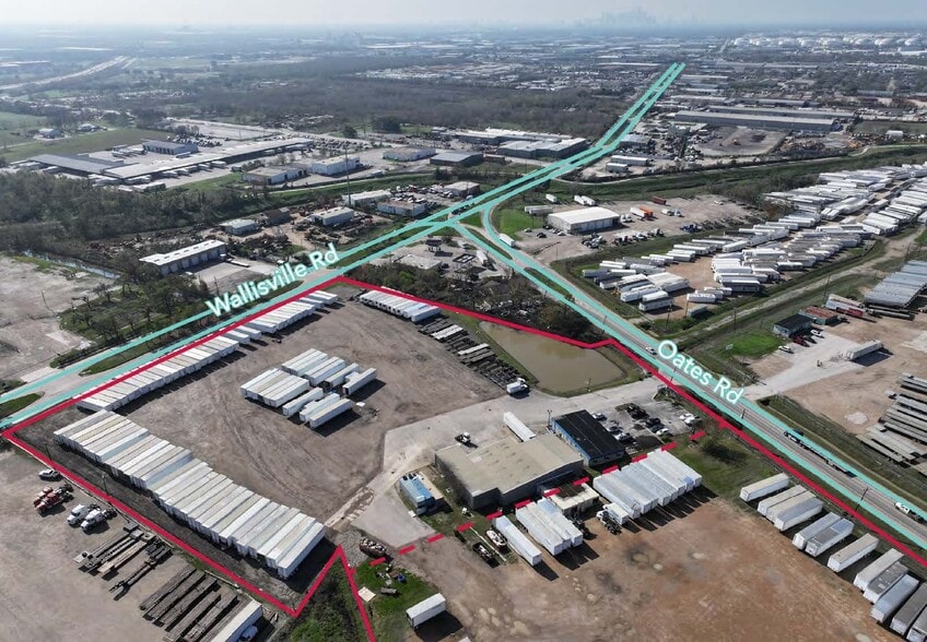 3622 Oates Rd, Houston, TX for lease - Aerial - Image 3 of 5