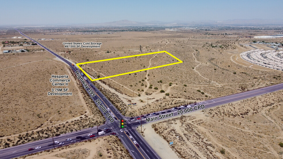 Hwy 395 Near Main St, Hesperia, CA for sale - Primary Photo - Image 1 of 3