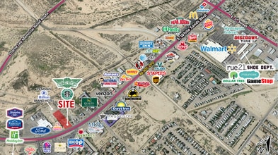 1300 S White Sands Blvd, Alamogordo, NM - AERIAL  map view