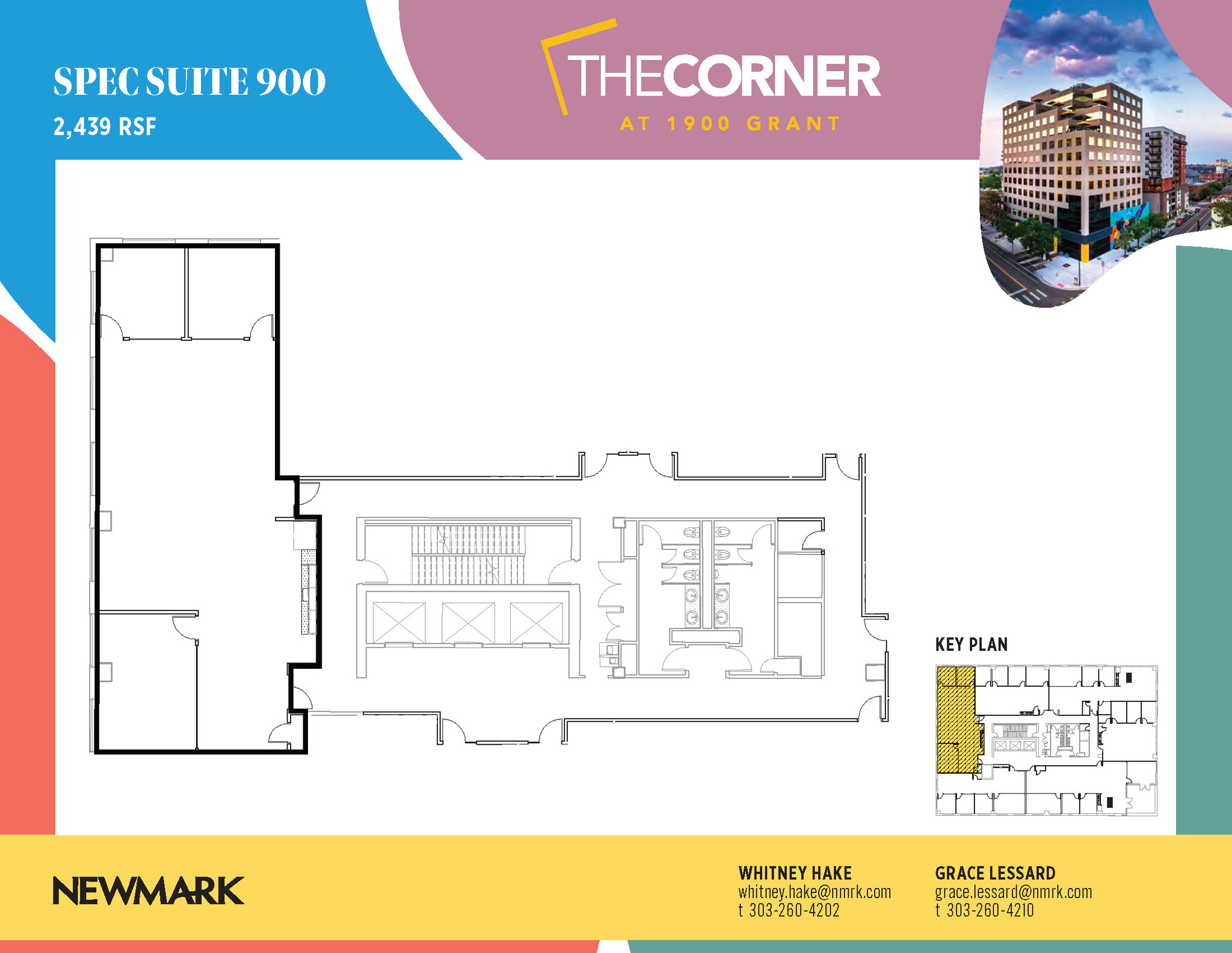 1900 Grant St, Denver, CO for lease Floor Plan- Image 1 of 1