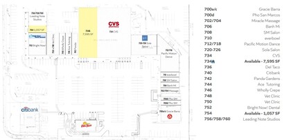 700-760 S Rancho Santa Fe Rd, San Marcos, CA for lease Site Plan- Image 1 of 1