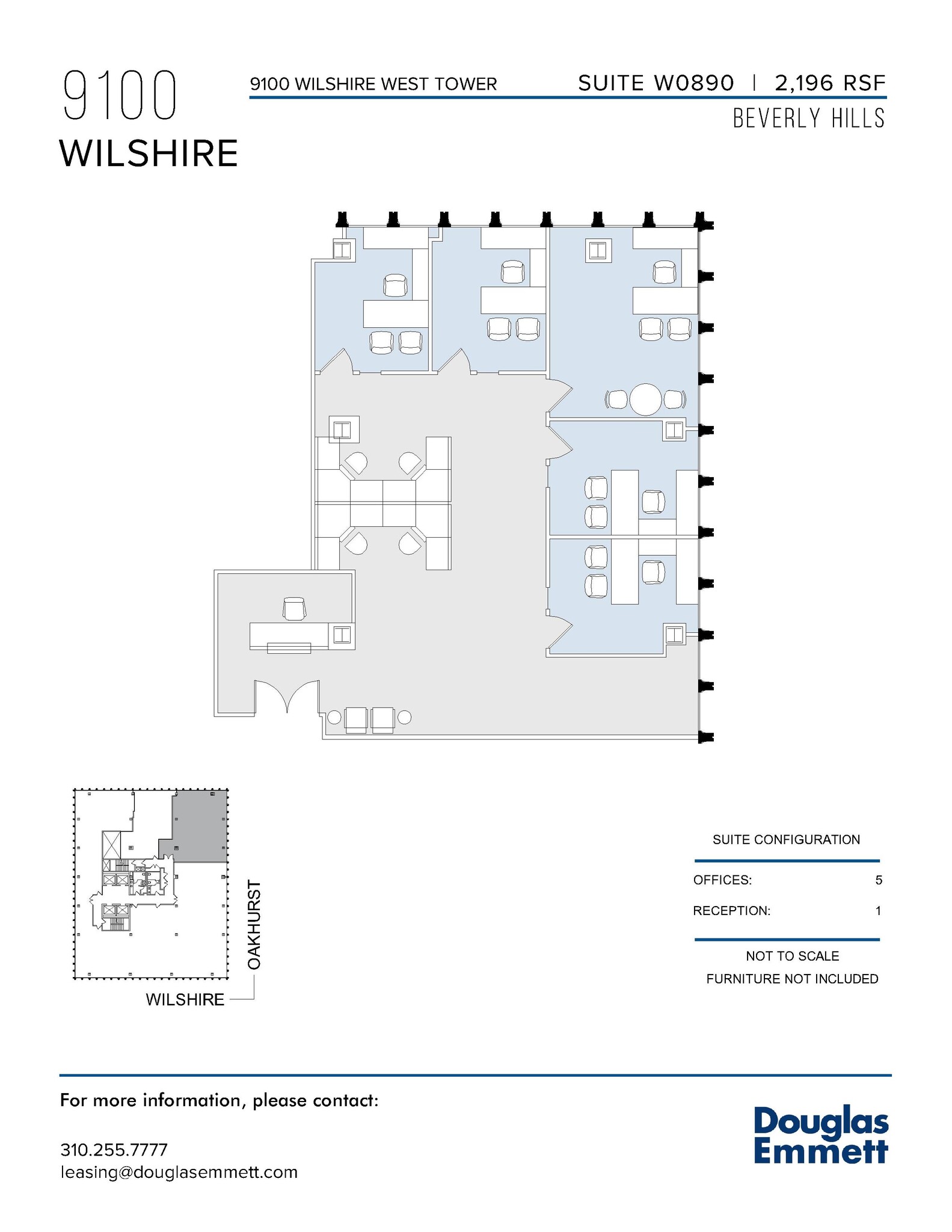 9100 Wilshire Blvd, Beverly Hills, CA for lease Floor Plan- Image 1 of 1