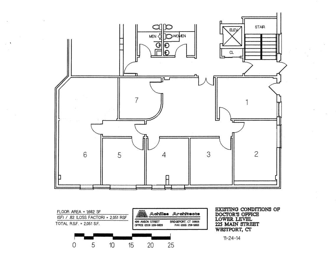 225 Main St, Westport, CT for lease Floor Plan- Image 1 of 3