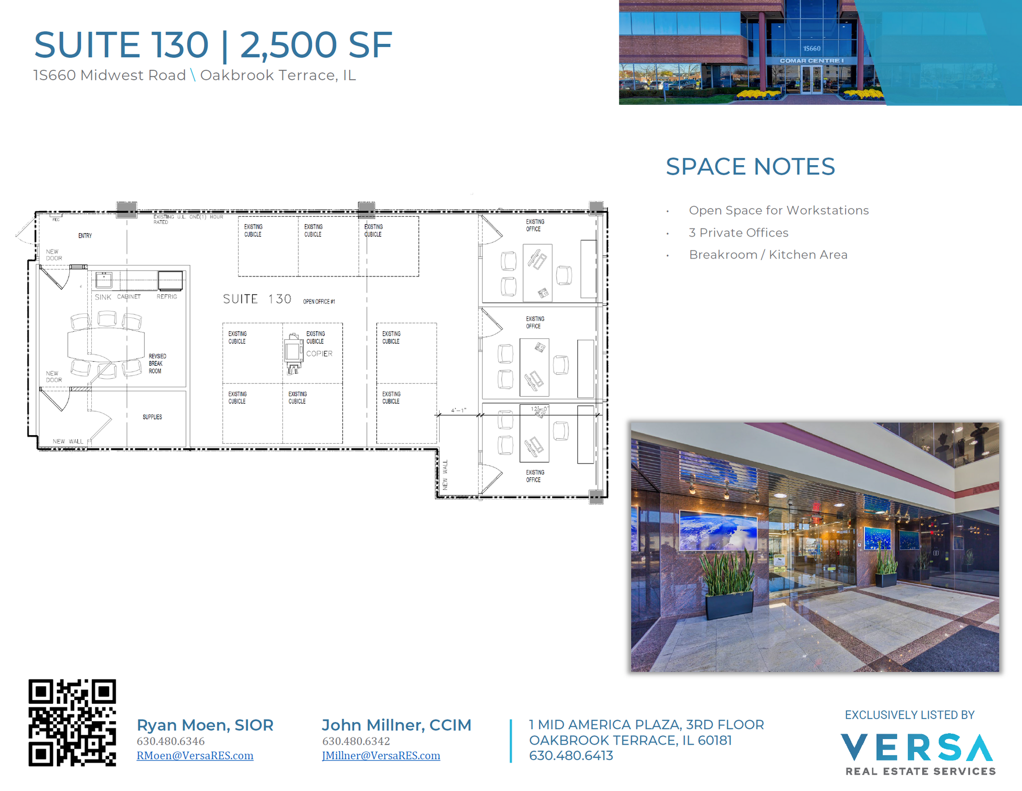 1S660 Midwest Rd, Oakbrook Terrace, IL for lease Floor Plan- Image 1 of 1