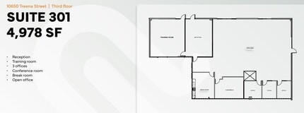 10680 Treena St, San Diego, CA for lease Floor Plan- Image 1 of 4