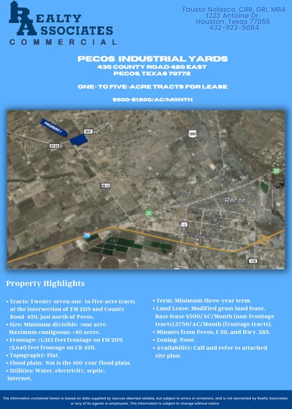 435 CR 420, Pecos, TX for lease - Site Plan - Image 2 of 2