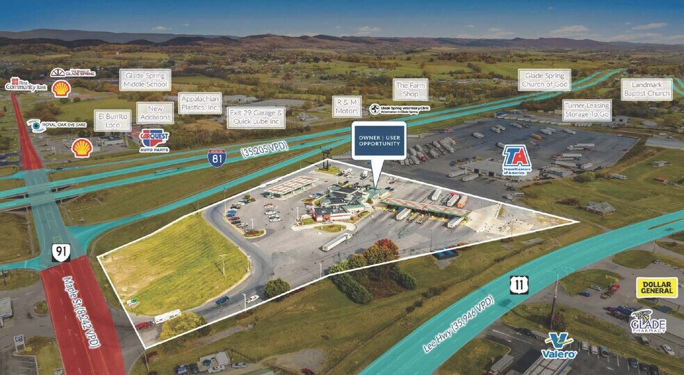 12433 Maple St, Glade Spring, VA 24340 Petro Travel Center Glade