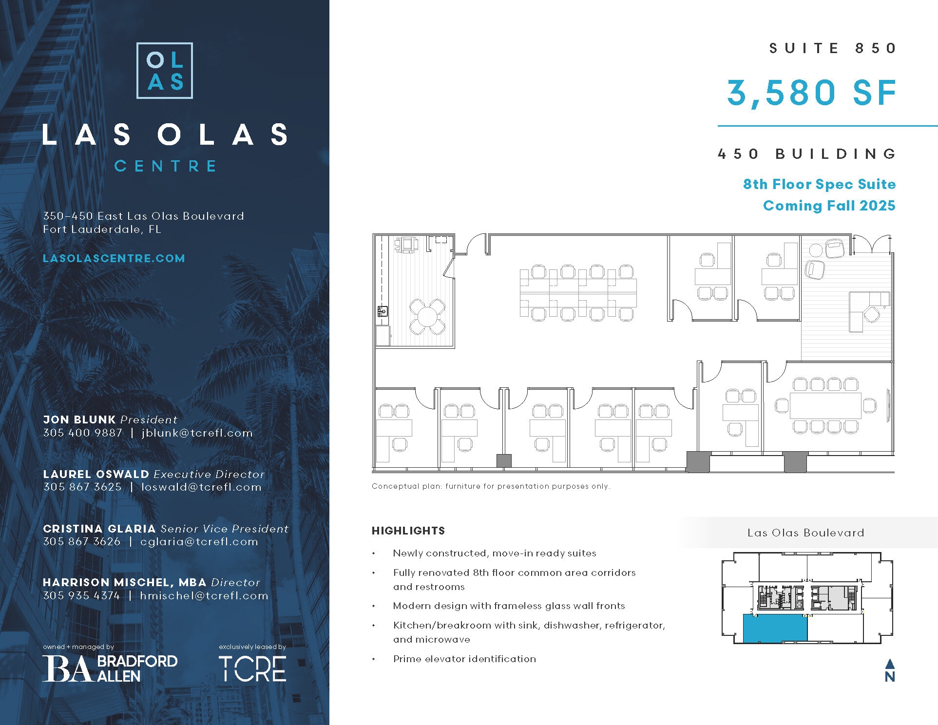 450 E Las Olas Blvd, Fort Lauderdale, FL for lease Floor Plan- Image 1 of 1