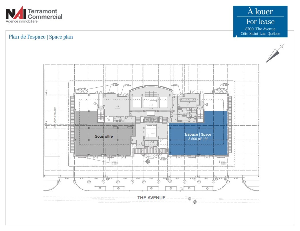 6700 The Avenue, Montréal, QC for lease Floor Plan- Image 1 of 1