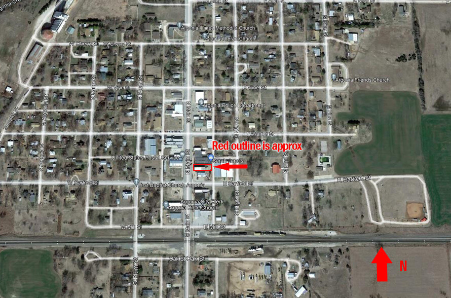 124 S Main St, Argonia, KS for sale - Aerial - Image 1 of 1