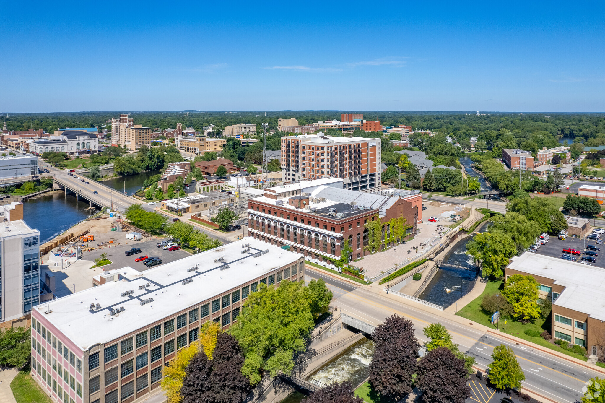 401 E Colfax Ave, South Bend, IN for lease Aerial- Image 1 of 21