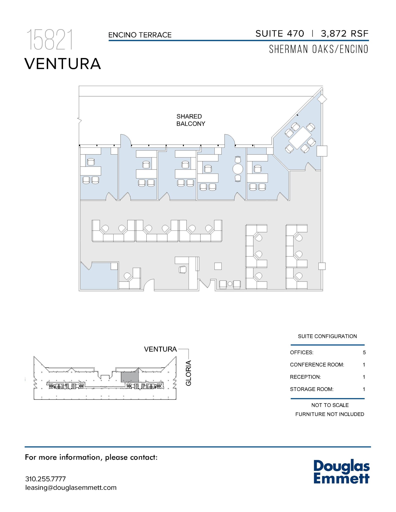 15821 Ventura Blvd, Encino, CA for lease Floor Plan- Image 1 of 1
