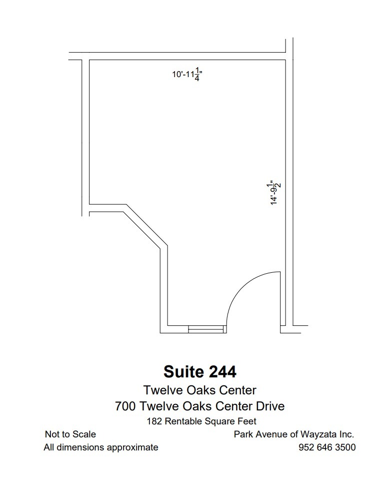 600 Twelve Oaks Center Dr, Wayzata, MN for lease Floor Plan- Image 1 of 1