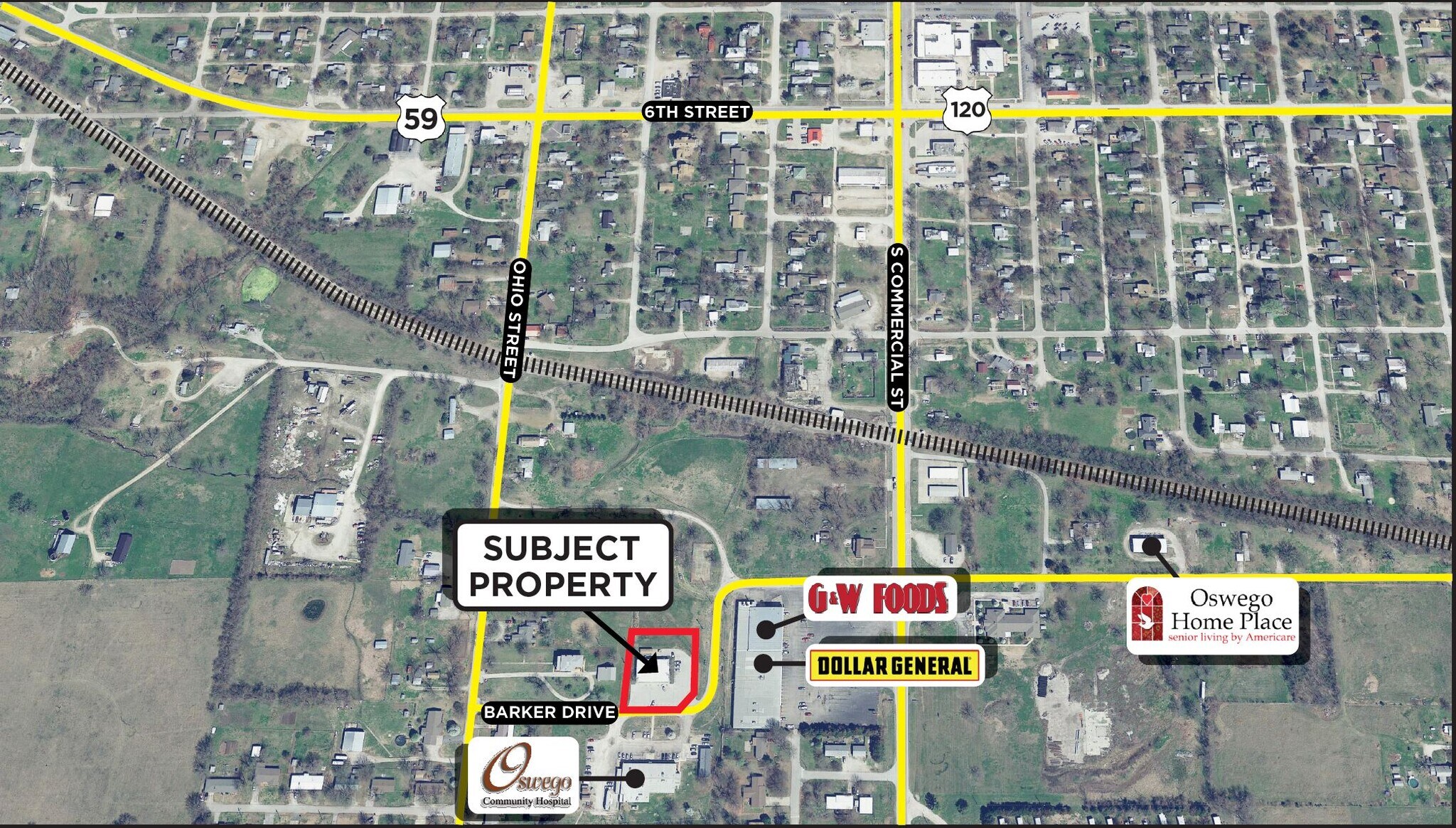 805 Barker Dr, Oswego, KS 67356 Office for Sale