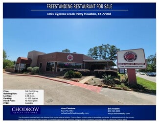More details for 3301 Cypress Creek Pky, Houston, TX - Retail for Sale
