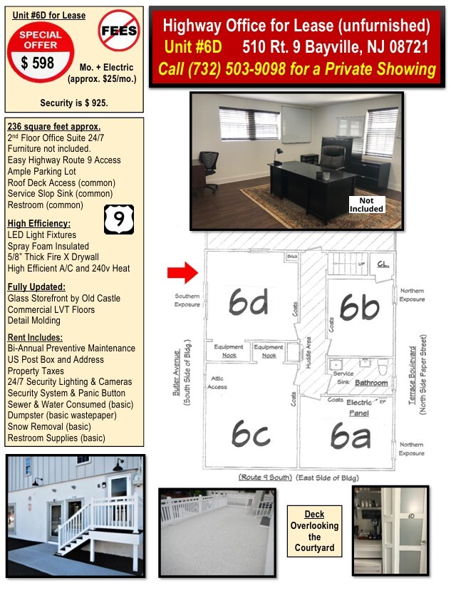 510 Atlantic City Blvd, Bayville, NJ for lease Interior Photo- Image 1 of 7