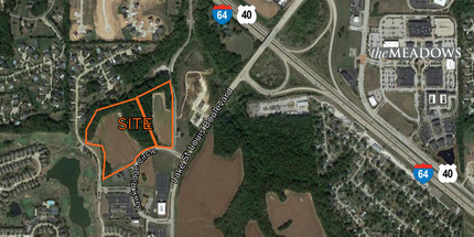 Hawk Ridge Circle, Lake Saint Louis, MO - aerial  map view