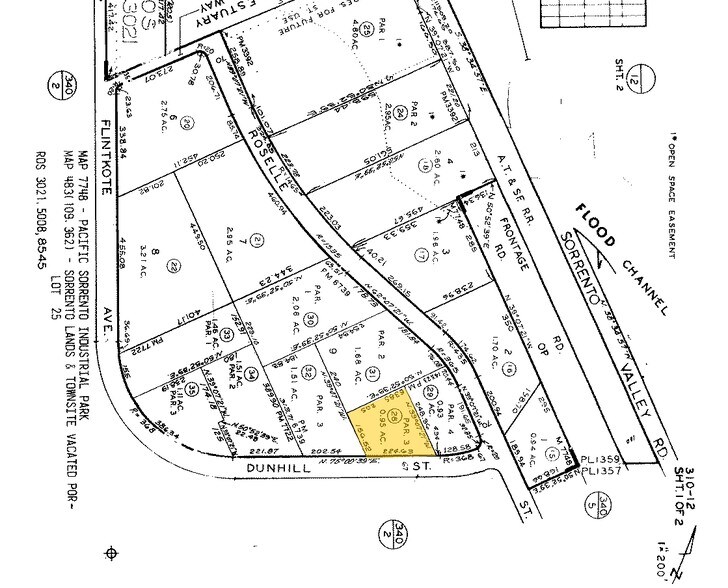 Plat Map San Diego 3560 Dunhill St, San Diego, Ca 92121 | Loopnet