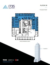 1735 Market St, Philadelphia, PA for lease Floor Plan- Image 1 of 2