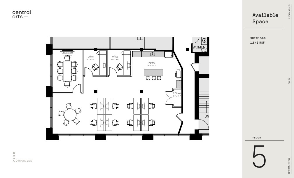 730 N Franklin St, Chicago, IL for lease Floor Plan- Image 1 of 1