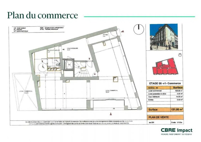 Retail in Dijon for sale - Floor Plan - Image 3 of 4
