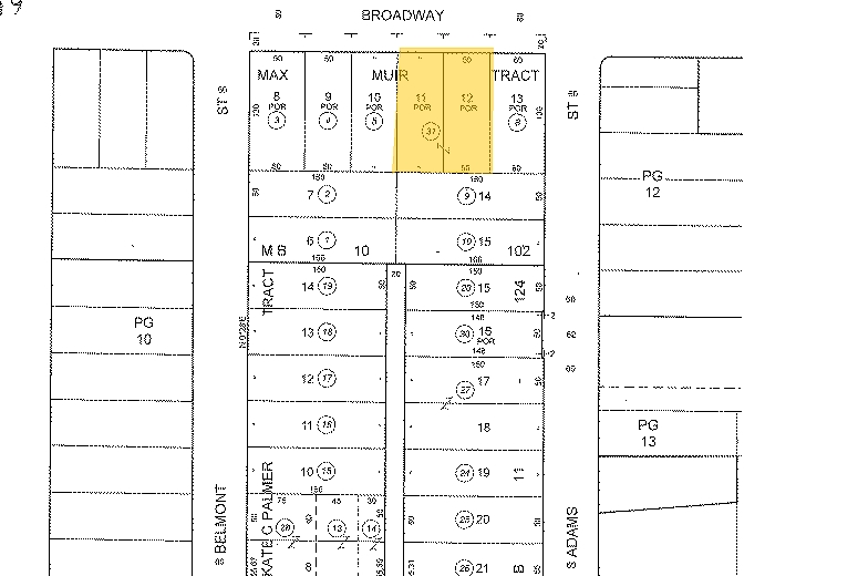 1016 E Broadway, Glendale, CA for lease - Plat Map - Image 2 of 10