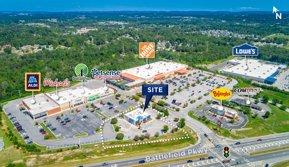 2047 Battlefield Pky, Fort Oglethorpe, GA for sale - Building Photo - Image 2 of 6