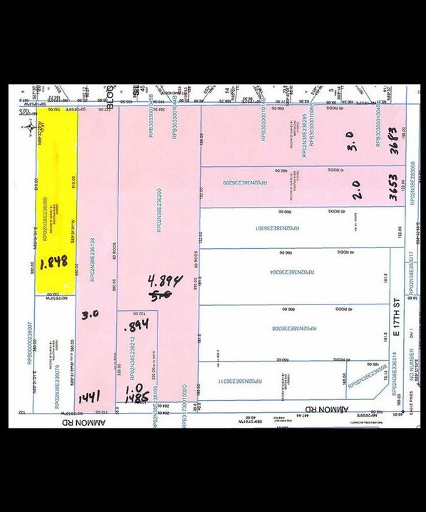 17th St, Ammon, ID for sale Plat Map- Image 1 of 1