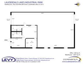 2696 NW 31st Ave, Lauderdale Lakes, FL for lease Floor Plan- Image 2 of 2