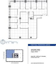 540 5th Ave SW, Calgary, AB for lease Floor Plan- Image 1 of 1