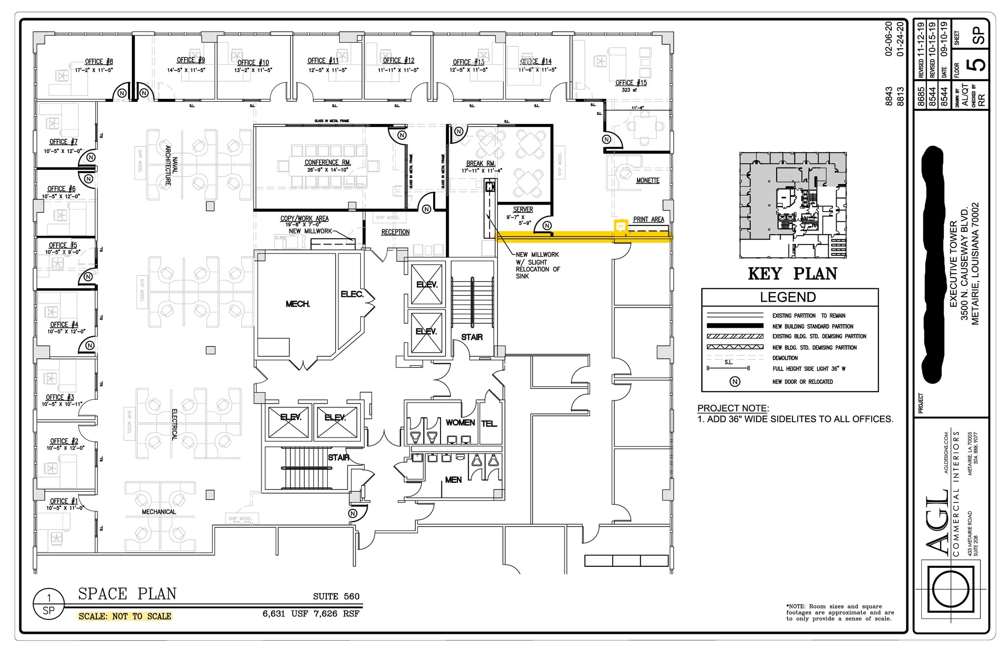 3500 N Causeway Blvd, Metairie, LA for lease Site Plan- Image 1 of 1