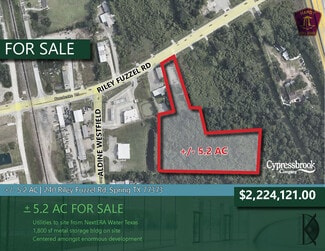 More details for 240 Riley Fuzzel rd, Spring, TX - Land for Sale