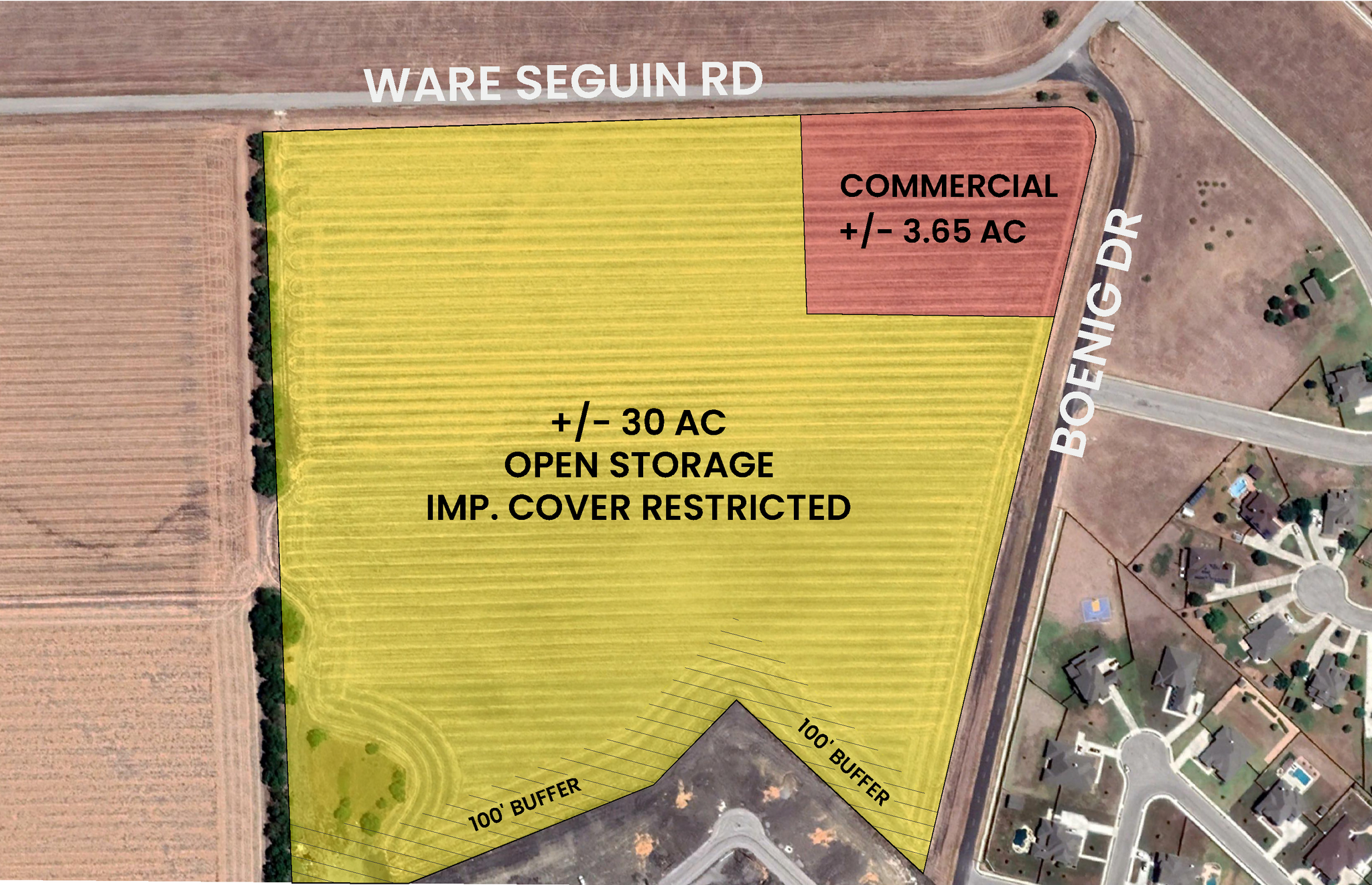 Ware Seguin Road, Converse, TX for sale Site Plan- Image 1 of 2