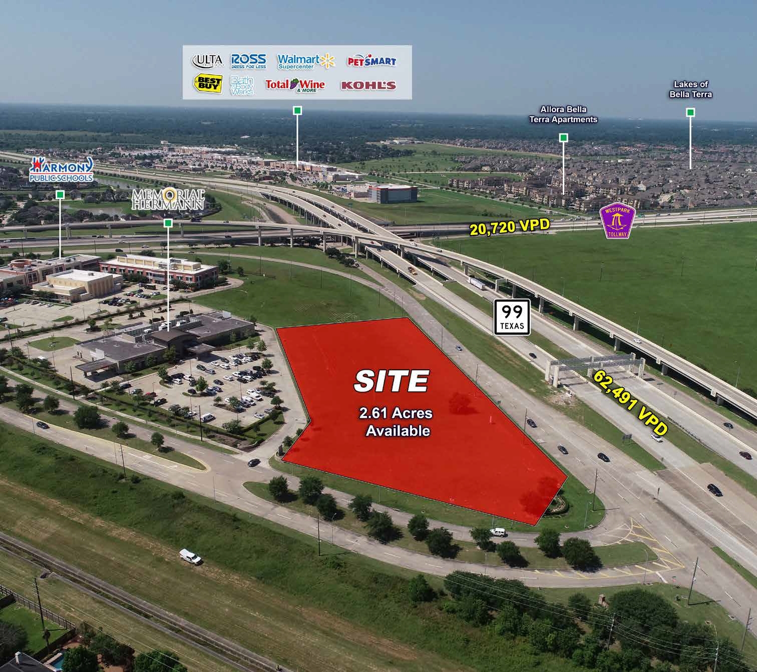 Grand Parkway & Westpark Tollway, Katy, TX for sale Primary Photo- Image 1 of 1