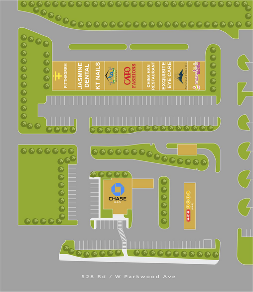 337-701 W Parkwood Ave, Friendswood, TX for lease - Site Plan - Image 2 of 6