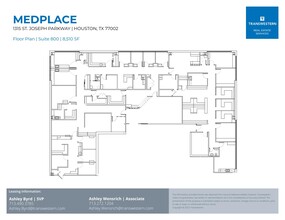 1315 St Joseph Pky, Houston, TX for lease Floor Plan- Image 1 of 1