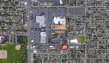 220 E Rowan Ave, Spokane, WA - aerial  map view