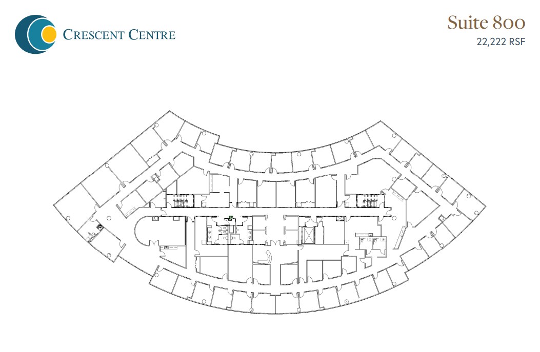 100 Crescent Centre Pky, Tucker, GA for lease Floor Plan- Image 1 of 6