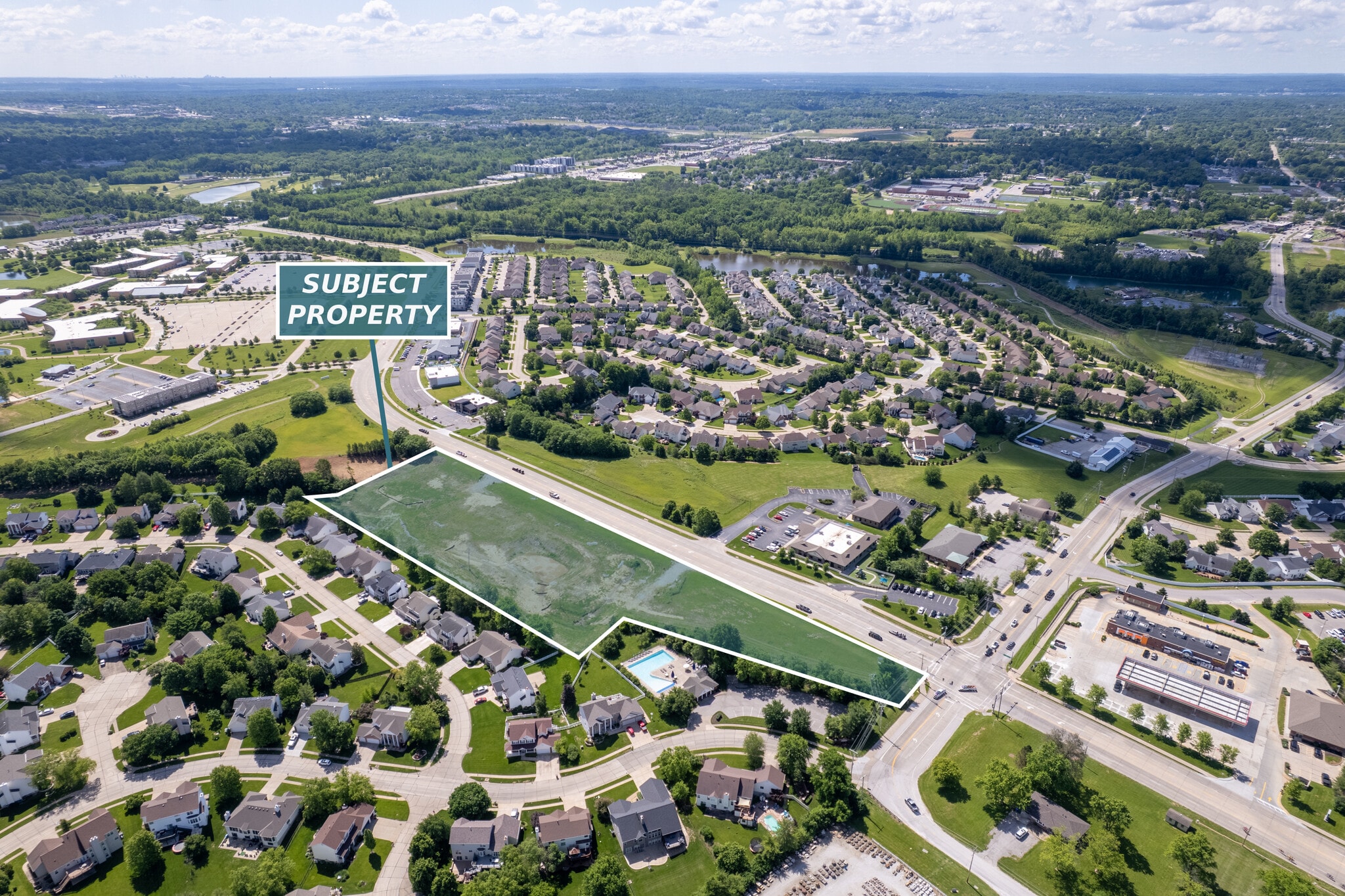 Cottleville Parkway, Cottleville, MO for sale Aerial- Image 1 of 8