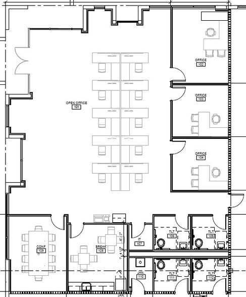 7625 IH-10 E, San Antonio, TX for lease - Floor Plan - Image 2 of 15