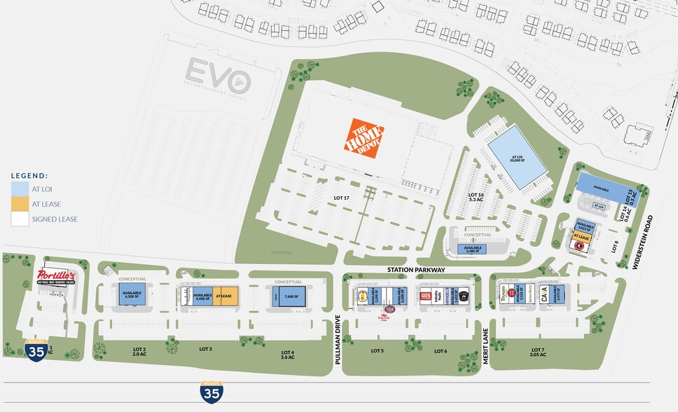 IH-35, Schertz, TX for lease - Site Plan - Image 2 of 4