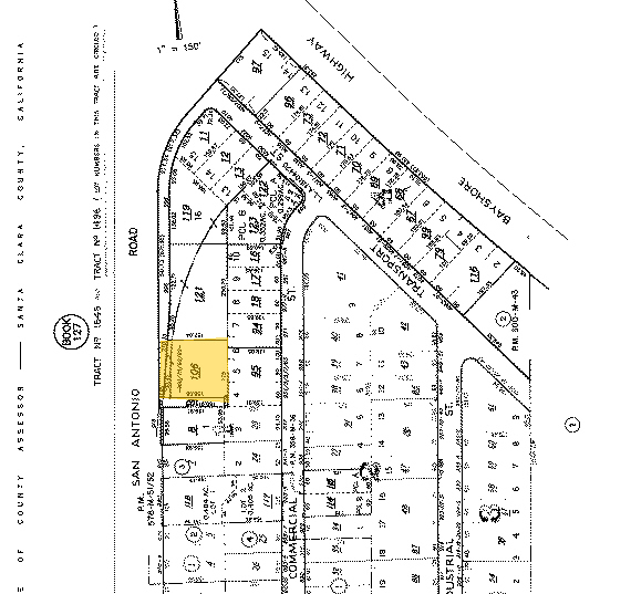 960 San Antonio Rd, Palo Alto, CA for sale - Plat Map - Image 1 of 1