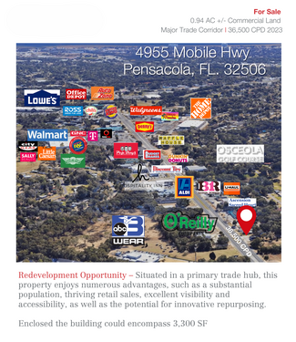 More details for 4955 Mobile Hwy, Pensacola, FL - Specialty for Sale