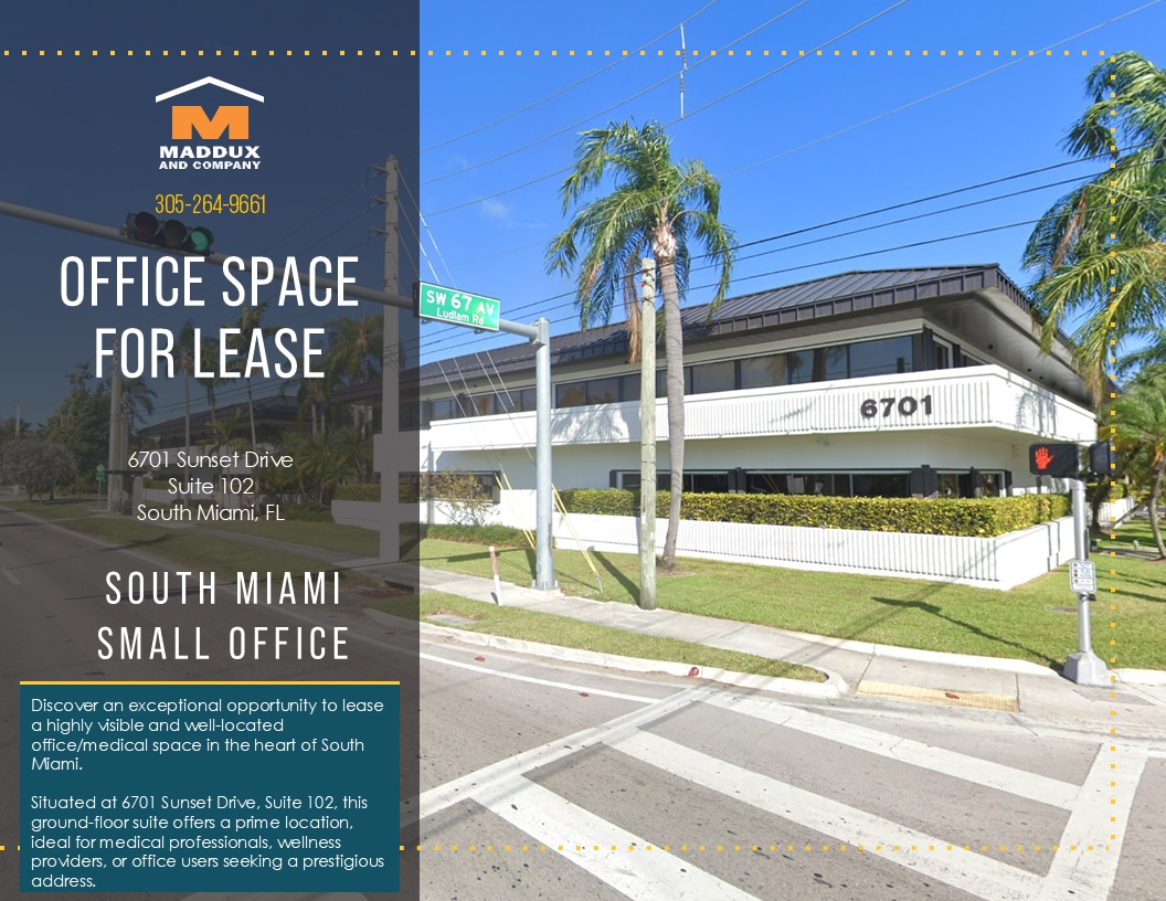 6701 Sunset Dr, Miami, FL for lease Building Photo- Image 1 of 6