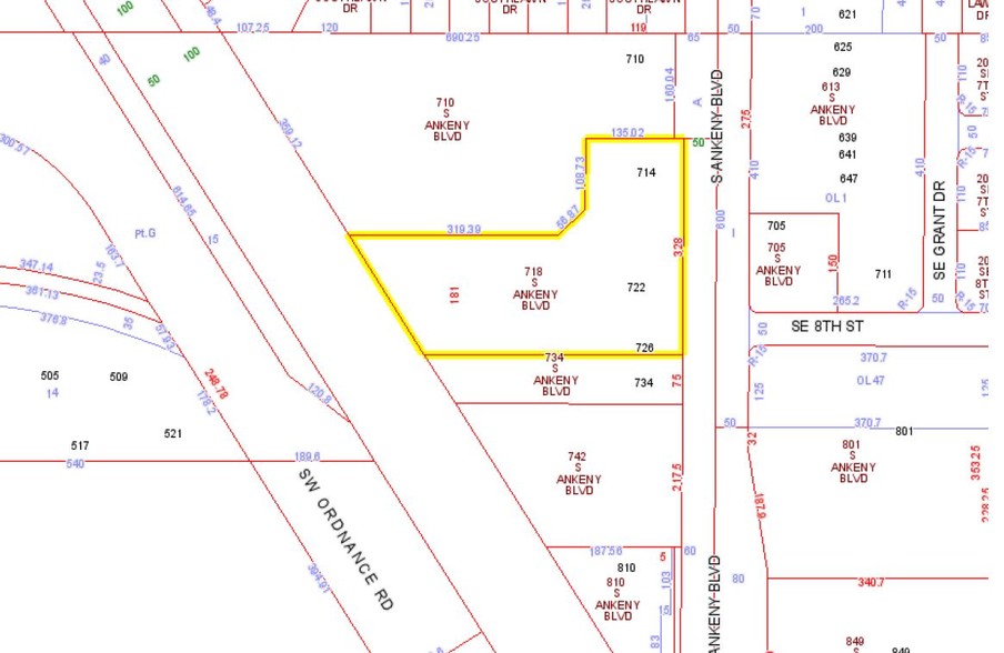 718 S Ankeny Blvd, Ankeny, IA for lease - Site Plan - Image 2 of 4