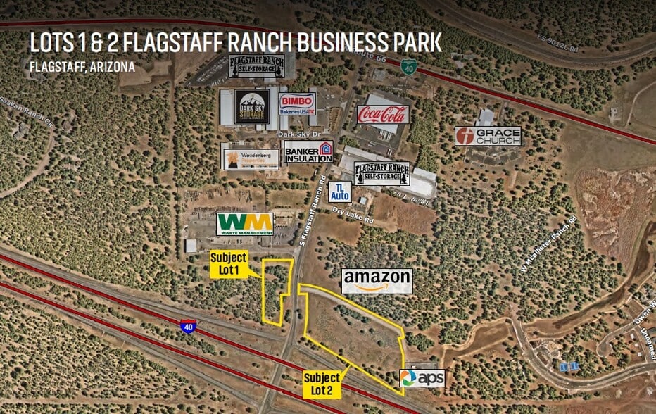 Flagstaff Ranch Rd, Flagstaff, AZ for sale - Aerial - Image 1 of 3