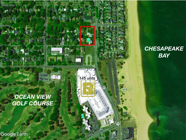 417 E Ocean View Ave, Norfolk, VA for sale Aerial- Image 1 of 1