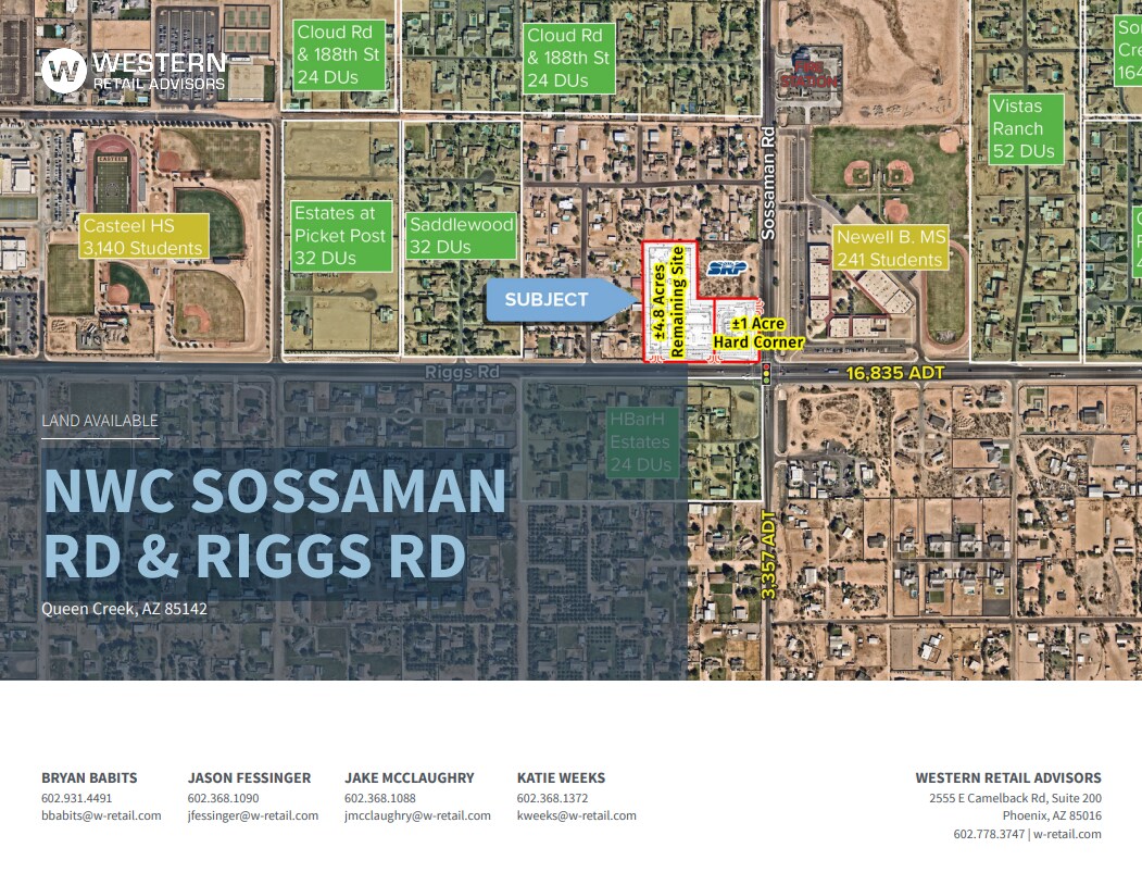NWC Sossaman & Riggs Rd, Queen Creek, AZ for lease Building Photo- Image 1 of 5